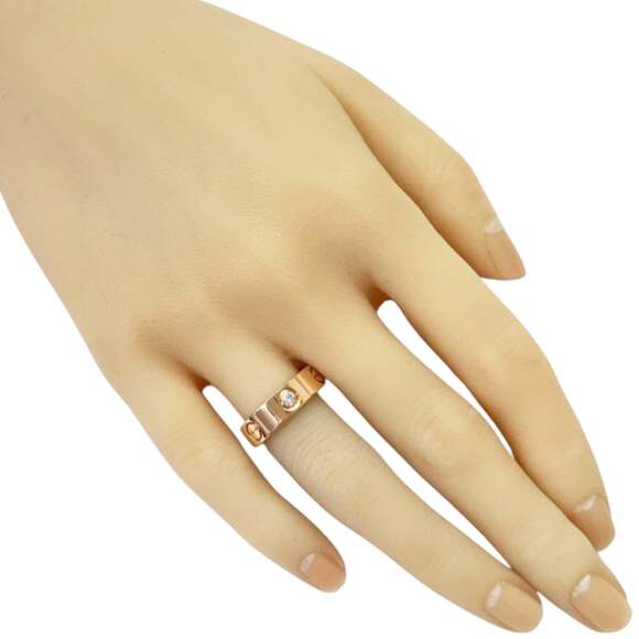 CARTIER Authentic 18k Gold Diamond Love Ring - Picture 2 of 6